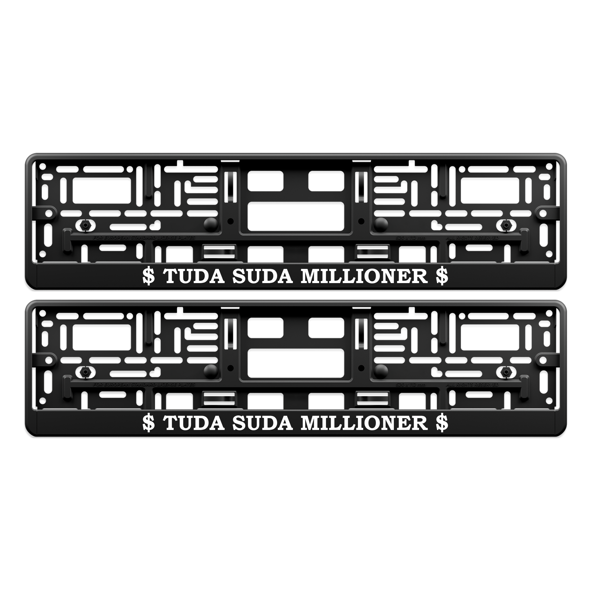 $ TUDA SUDA MILLIONER $